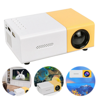 LED Micro Projector 400 Lumen Home Party Meeting Theater Projector