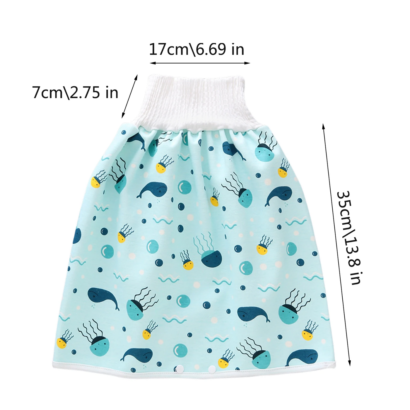 Waterproof Diaper Skirt Unisex Waterproof Diaper